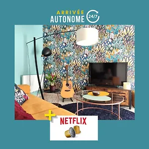 Superbe Cosy, Balcon, Arrivee Autonome Appartement